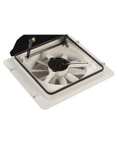 Roof Vent; MaxxFan® Mini; Manual Opening; For 1 Inch Thick Roofs; 4 Speed; Black
