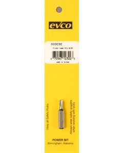 Screw Bit; 5/32-G Point Size/ 1/4 Inch x 1-1/4 Inch Bit Size; Clutch Insert Bit; Carded

