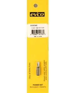 Screw Bit; 3/16-G Point Size/ 1/4 Inch x 1-1/4 Inch Bit Size; Clutch Insert Bit; Carded
