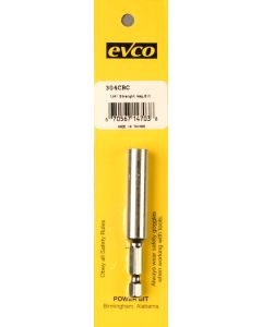 Screw Bit Holder; Magnetic; 1/4 Inch x 3 Inch Drive By Length; Carded Package
