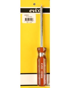 Screwdriver; Evco; Square Recess Drive; # 2 Tip Size; Green; Carded; Standard Model
