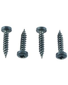 Screw; Square Recess; #8 x 1 Inch Length; Pan Head; 50 Per Carton; Black
