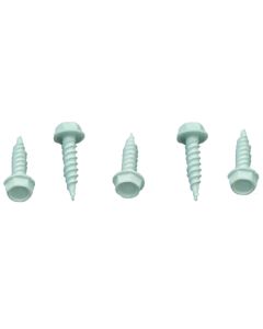 Screw; Unslotted; #8 x 3/4 Inch Length; Hex Washer Head; Polar White; 50 Per Carton
