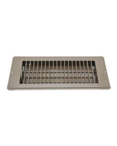 Registers for A/C or heating. Open and close easily for desired air flow. Sturdy metal construction. A wide flange makes installation easy. Adjustable.

