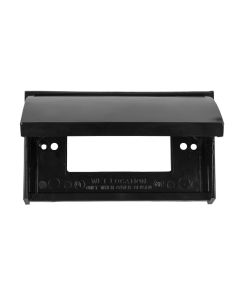 Receptacle Cover; For Use With GFCI Style Outlet; Black; With Weatherproof Gasket
