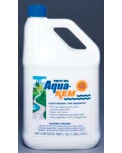 Waste Holding Tank Treatment; AquaMax®; Biological Treatment Used To Break Down Waste And Tissue; Without Formaldehyde Or Bronopol; With Spring Showers Deodorant; Without Lubricant; Treats 40 Gallon Holding Tank; 5 Gallon Bottle; Single
