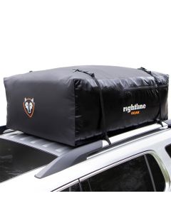 Cargo Carrier; Sport 3; Bag Style; 18 Cubic Foot Capacity; 48 Inch x 36 Inch x 18 Inch; Compatible With Or Without Roof Rack; Black; With Rightline Gear Logo; Weatherproof UV Protected PVC Semi-Coated Mesh; With 4 Attachment Straps/ 4 Car Clips/ Set Up Gu