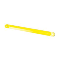 Trailer Stabilizer Jack Stand Lock Arm; Use For Additional Support Of Frame Mounted Jack Leg Creating a More Stable Foundation; Lock Arm Nut Mount; Bolt On Installation; Yellow Steel; Single
