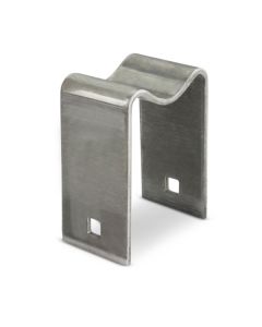 Trailer Landing Gear Mounting Bracket; Weld On Landing Gear Leg Bracket; Steel; Single
