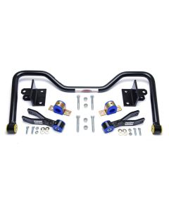 Stabilizer Bar; 1-1/2 Inch Rear Bar Diameter; Cadmium Plated; Chromoly Steel; With Shackle/ Bolts/ Nuts/ Washers/ Bushings/ Sleeve/ U Clamp Brackets/ Locknut/ Shackle Bushing/ End Link Mounting Bracket/ Aqua Lube Grease; Refer To Roadmaster Application Gu