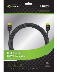 HDMI Cable; 12 Foot Length
