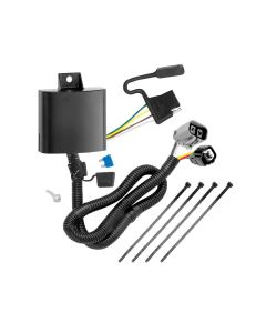 Trailer Wiring Connector; T-One; 4-Way Flat Replacement For OEM Wiring Harness With Circuit Protected ModuLite ® HD Module

13-18 SANTA FE/07-09 & 11-18 SORENTO/07-12 VERACRUZ REPLACEMENT OEM TOW HARNESS W/HD MODULITE
