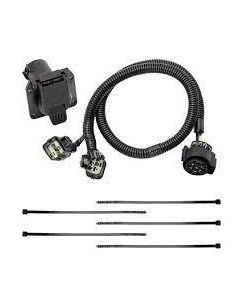 14-22 RANGE ROVER SPORT/15-22 RANGER ROVER W/FACTORY TOW PACKAGE TOW HARNESS 7WAY WIRING PACKAGE,  Trailer Wiring Connector; 7-Way Flat Replacement For OEM Wiring Harness