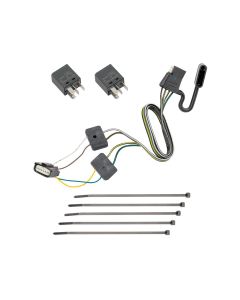 Trailer Wiring Connector; 4-Way Flat Replacement For OEM Wiring Harness

18-C EQUINOX/TERRAIN W/TOW PREP PACKAGE 4 WAY FLAT TOW HARNESS KIT
