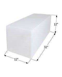 FRESH WATER TANK, WT2472, 32X12X12, 20 GAL W/3/8IN FITTINGS

