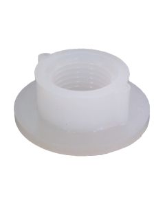 Fresh Water Tank Fill Adapter; For Use With Icon Direct Fresh Water Tank; Flush Spin Fitting; 3/8 Inch FPT; White
