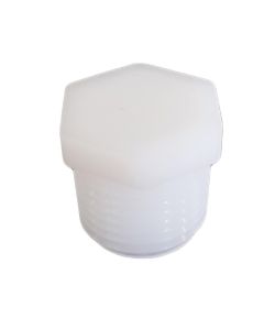 Fresh Water Tank Fill Plug; For Use With Icon Direct Fresh Water Tank; 1/2 Inch MPT; White
