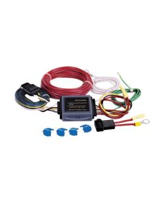 Tail Light Converter; Direct Battery Powered; Short Proof; Adapts Vehicles With Separate Turn and Stop Lights To Standard Trailer Tail Light Wiring; With Circuit Protection; 8 Amp; Without Circuit Probe; 72 Inch Length; Includes Power Lead Wire/ Fuse/ Fus