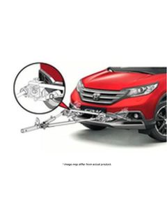 Vehicle Baseplate; MX Series; Removable Tabs; With Four 1/2 Inch x 1-1/2 Inch Bolt/ Four 1/2 Inch Lock Washer/ Two 5/8 Inch Draw Pin With Clip/ Four 3/16 Inch x 1-1/4 Inch x 2-1/2 Inch Threaded Backing Plate With 10 Inch Rod/ One Driver Side Arm/ One Pass