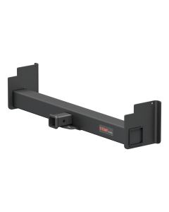 Trailer Hitch Rear; Class V; Weld-On; 2 Inch Receiver; 15000 Weight carrying Capacity/ 15000 Pound Tongue capacity; For Use On Frames 18 to 43 Inches Wide; With 9 Inch Side Plates

UNIVERSAL WELD-ON RECEIVER W/5IN DROP UNIVERSAL WELD ON RECEIVER
