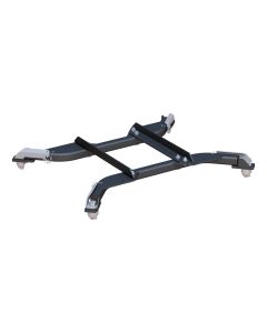 Fifth Wheel Trailer Hitch Adapter Plate; Fifth Wheel Trailer Hitch Slider; Adapts Curt 5th Wheel Sliders To Mount To OEM Puck System; Carbide Powder Coated
