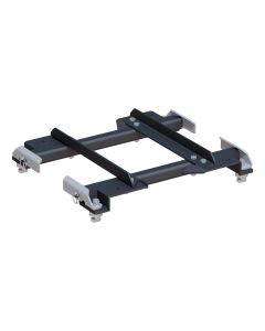 Fifth Wheel Trailer Hitch Adapter Plate; Adapts Curt 5th Wheel Sliders To Mount To OEM Puck System; Carbide Powder Coated
