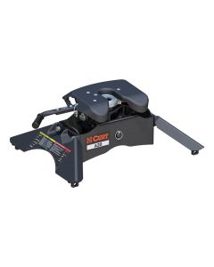 Fifth Wheel Trailer Hitch; A20; With Head/ Head Support/ Handle Kit/ Legs; 20000 Pound Weight Carrying Capacity/ 5000 Pound Vertical Load; Fixed; Fully Articulating Torsion Head; Three Height Adjustment Positions; Carbide Powder Coated; Select One Rail An