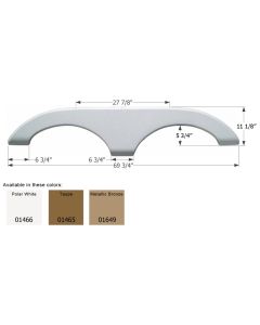 FENDER SKIRT TANDEM KEYSTONE FS710 METALLIC BRONZE