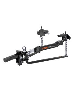 Weight Distributing Hitch, Round Bar 1,000# W/Sway Control and 2-5/16" Trailer Ball
