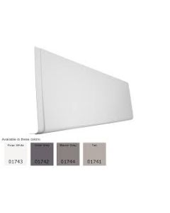 PANEL, 48 INCH SIDE, J-WRAP, POLAR WHITE
