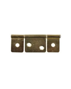 3-1/2IN NON-MORTISE HINGE, BRASS
