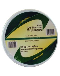 Trim Molding Insert; Use To Protect RV Coach From Water Damage; 3/4 Inch Width X 100 Foot Length; Vinyl; White
