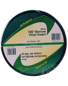 Trim Molding Insert; Use To Protect RV Coach From Water Damage; 3/4 Inch Width X 100 Foot Length; Vinyl; Black