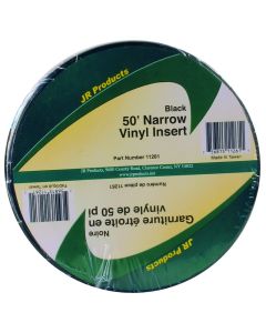 Trim Molding Insert; Use To Protect RV Coach From Water Damage; 3/4 Inch Width X 50 Foot Length; Vinyl; Black