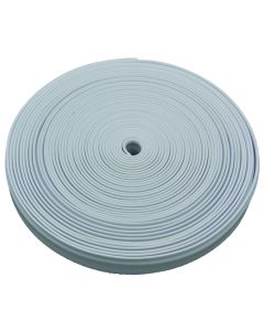 Trim Molding Insert; Used For Doors/ Trim Molding And Windows; 7/8 Inch Width x 25 Foot Length; Plastic; Polar White; Flexible
