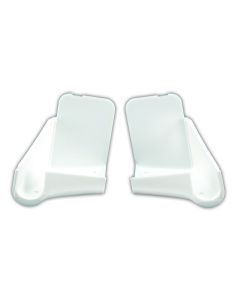 4pk GUTTER SPOUTS POLAR WHT
