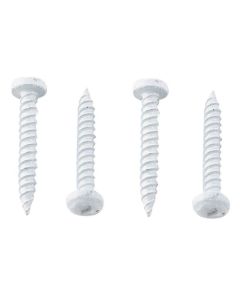 PAN HEAD SQUARE RECESS SCREW 8 X 3/4 WHITE (50/CTN)