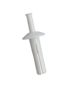 1in Plastic Rivet White - 25 Pk.