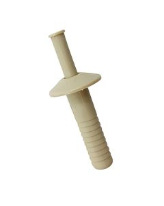 25pk 1" PLASTIC RIVET ALMOND