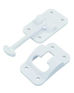 3-1/2in T-Style Door Holder- Polar White