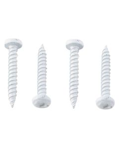 TOOLS & FASTENERS RV; Screw, Pan Head, Square Recess, #8 x 1-1/2", Polar White
