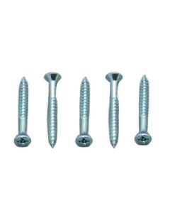 Screw; Self Tapping Type; #8 x 3 Inch Length; Square Recessed Flat Head; Case Of 50; Zinc Coated
