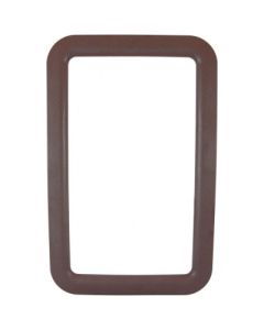 Entrance Door Window Frame, Exterior, Brown, Boxed