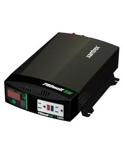 Power Inverter; PROwatt; Inverts 12 Volt DC To 120 Volt AC; 1800 Watts Output/ 3000 Watts Surge; 90 Percent Efficiency; Dual Ground Fault Circuit Interrupter (GFCI) Outlets; Remote On/ Off Capable; With Low Voltage Shutdown/ Low Voltage Alarm/ Overload Sh