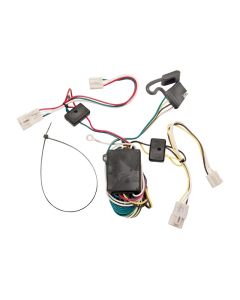 Trailer Wiring Connector; T-One; 4-Way Flat Replacement For OEM Wiring Harness; With Circuit Protector Converter

