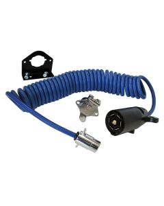 7- TO 4-WIRE FLEXO-COIL POWER CORD KIT WITH PLUGS, SOCKETS AND SOCKET BRACKET
