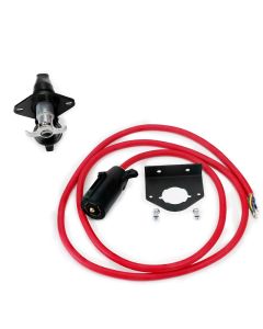 7- TO 6-WIRE STRAIGHT CORD KIT WITH PLUGS, SOCKETS AND SOCKET BRACKET
