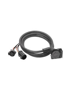 Trailer Wiring Connector; 7-Way Flat; With 7 Foot Cable; Boxed Packaging
