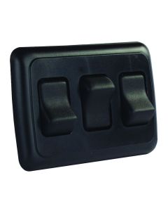 Triple Switch-Black, Pkg