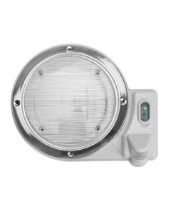 Porch Light; Starlights ™; 1156 Incandescent Bulb; Round; White; Reverse Polarity; With Motion Sensor